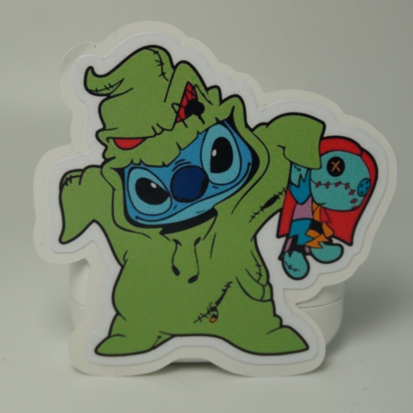 Stitch Oogie Boogie Costume Sticker β Cute Disney Mashup Vinyl Decal