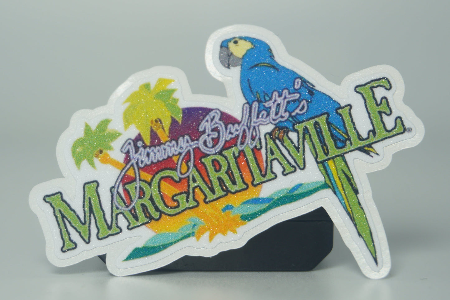 Margaritaville Sticker – Tropical Jimmy Buffett Parrot Vinyl Sticker
