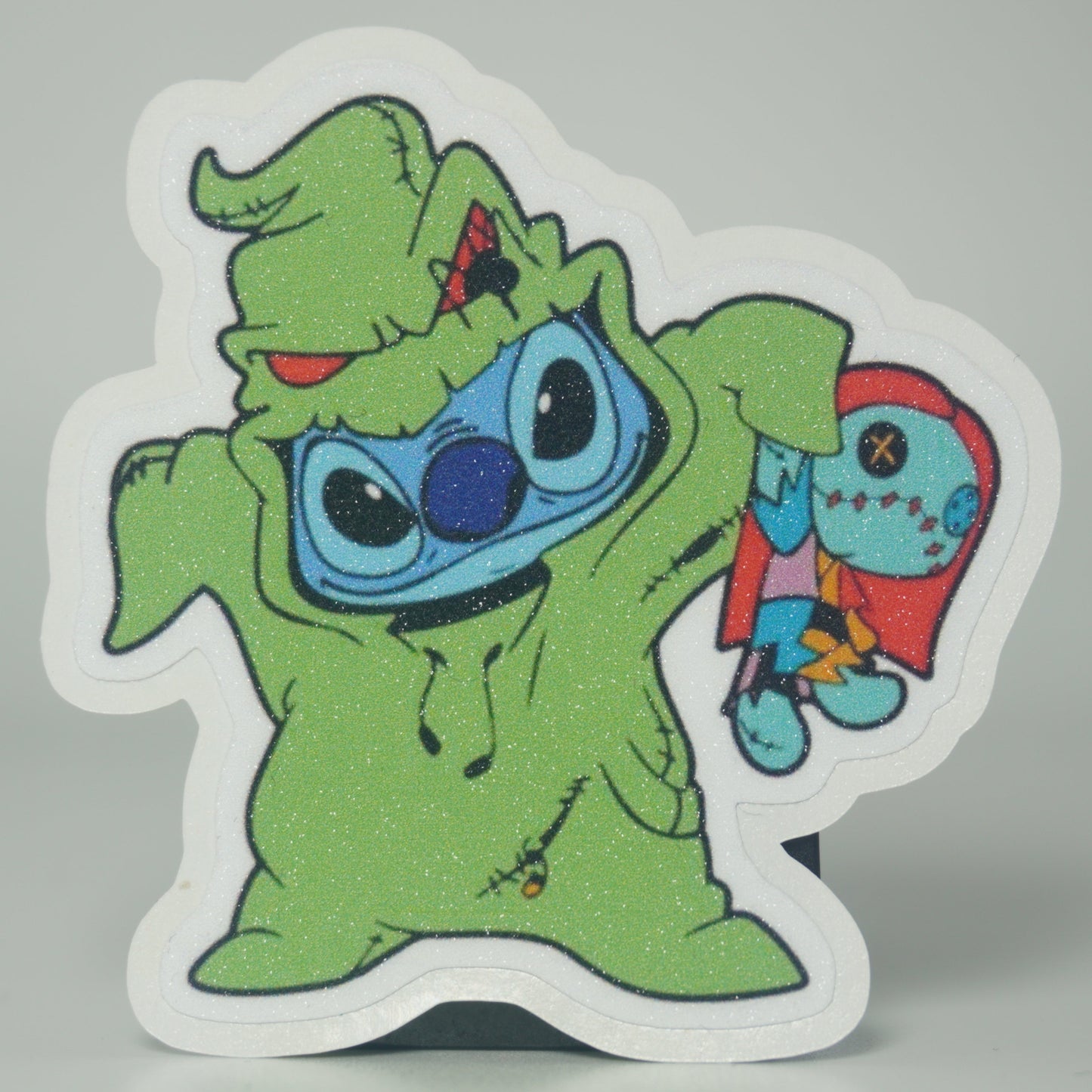 Stitch Oogie Boogie Costume Sticker β Cute Disney Mashup Vinyl Decal