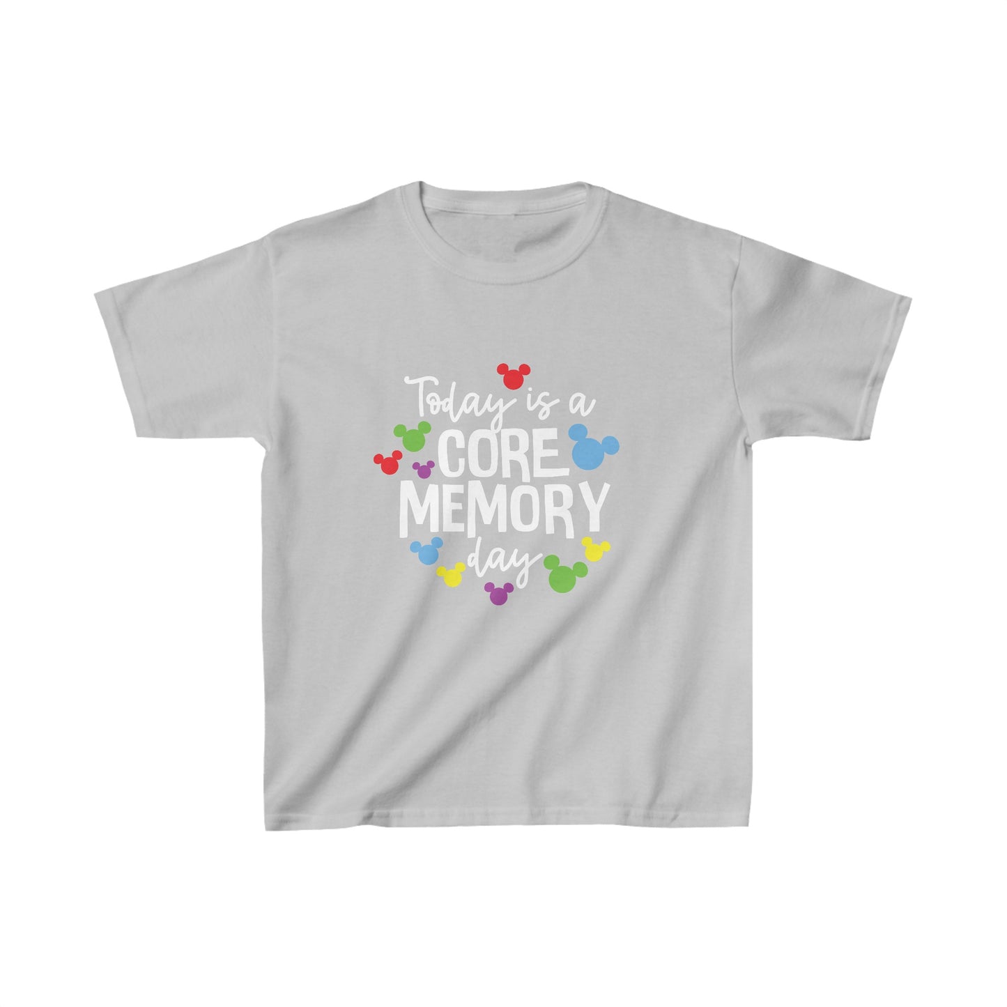 Today is a Core Memory Day - White Writing - Kids Heavy Cotton™ Tee