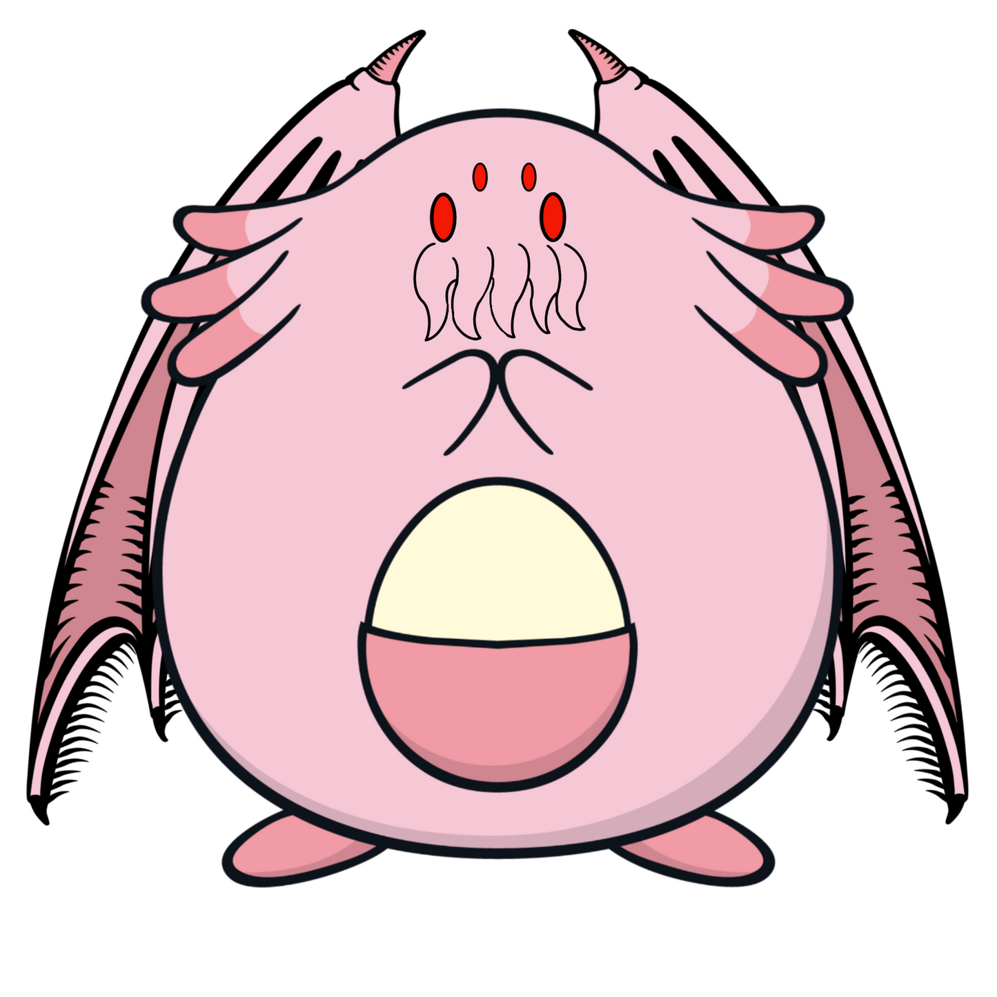 Cthulhu Chansey Sticker | Pokémon Mythos Mashup Decal | Lovecraft Parody Vinyl Sticker
