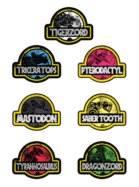 Power Rangers Dino Stickers