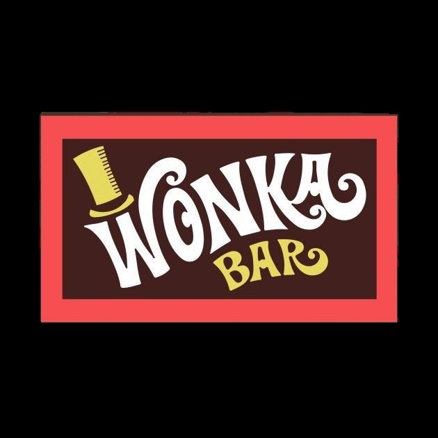 Wonka Bar Sticker