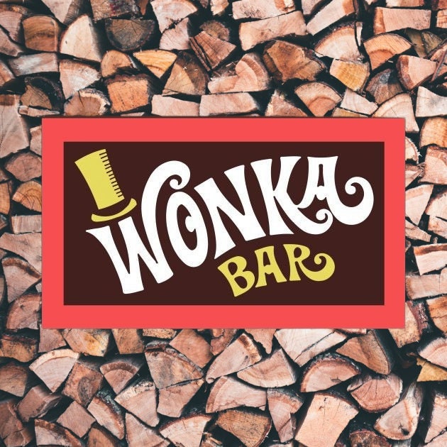 Wonka Bar Sticker