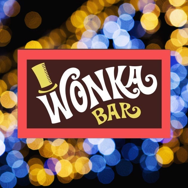 Wonka Bar Sticker