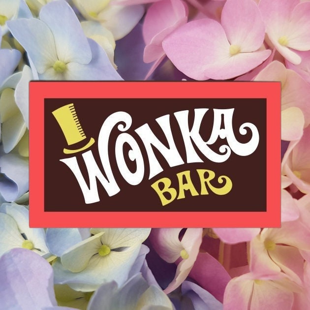 Wonka Bar Sticker