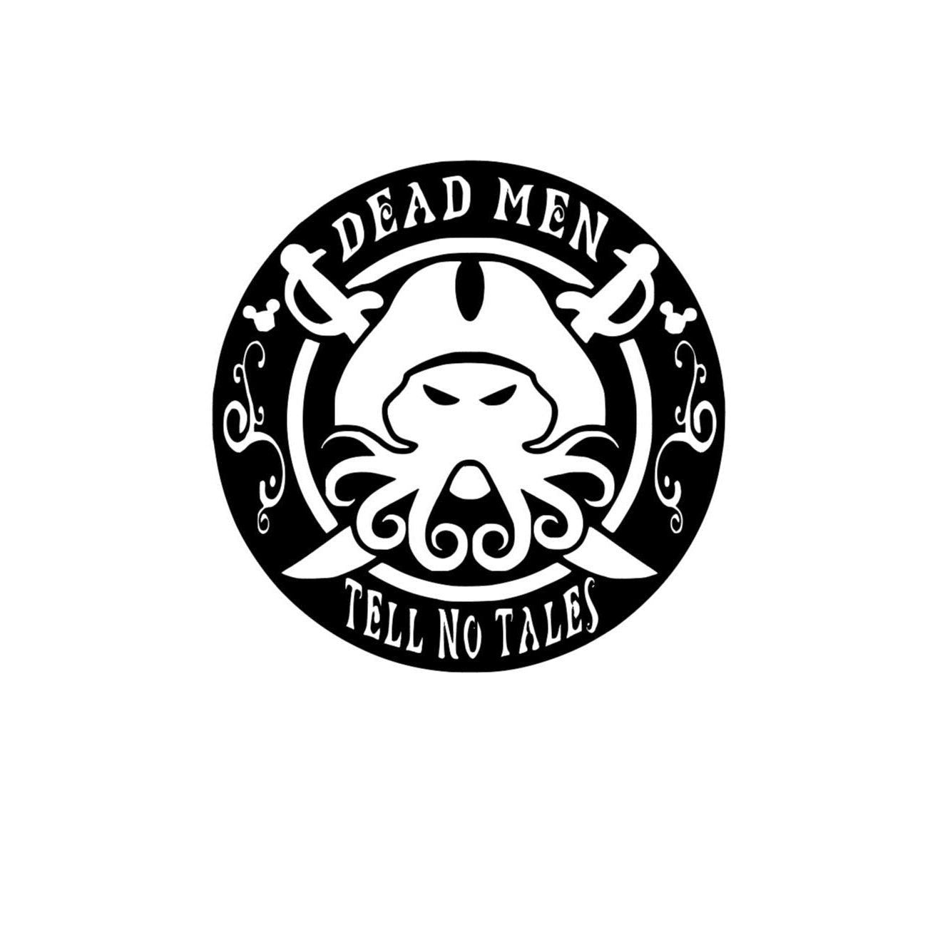 Dead Men Tell no Tales Vinyl Decal