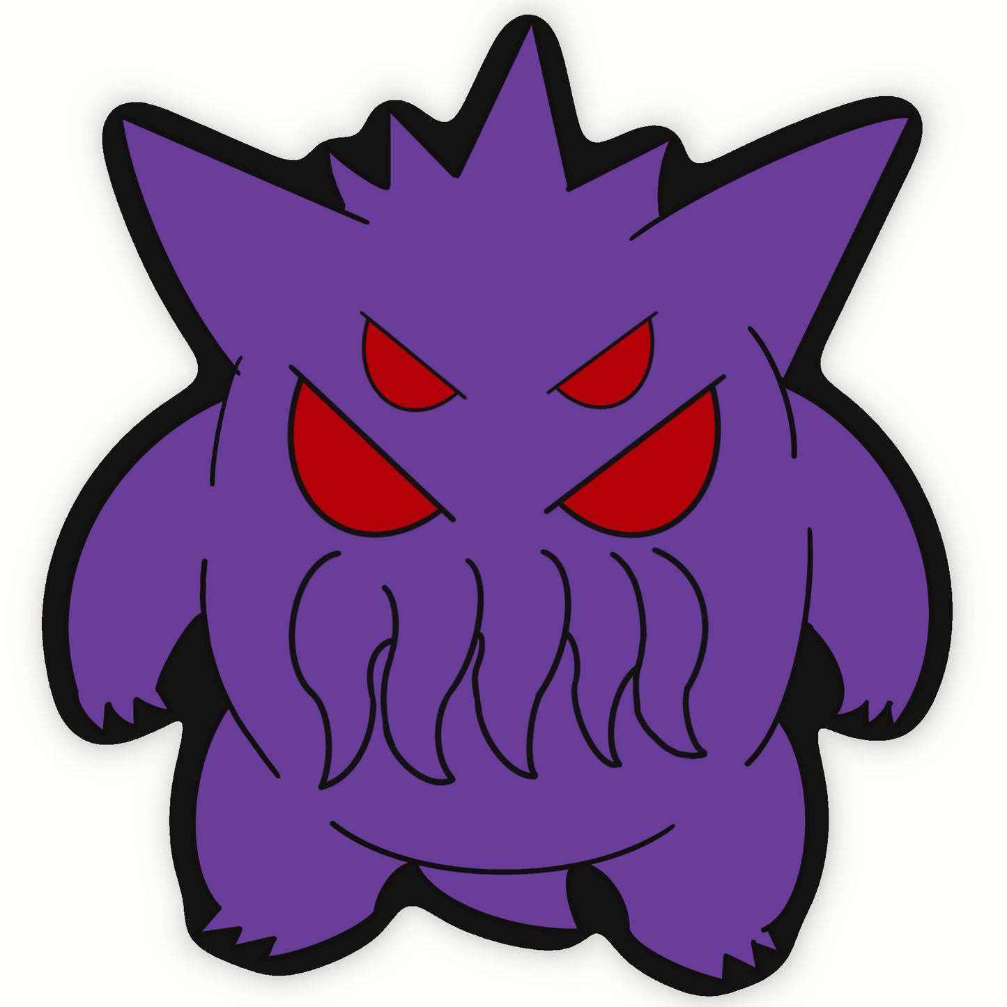 Gengar Cthulhu Sticker - Genthulhu -