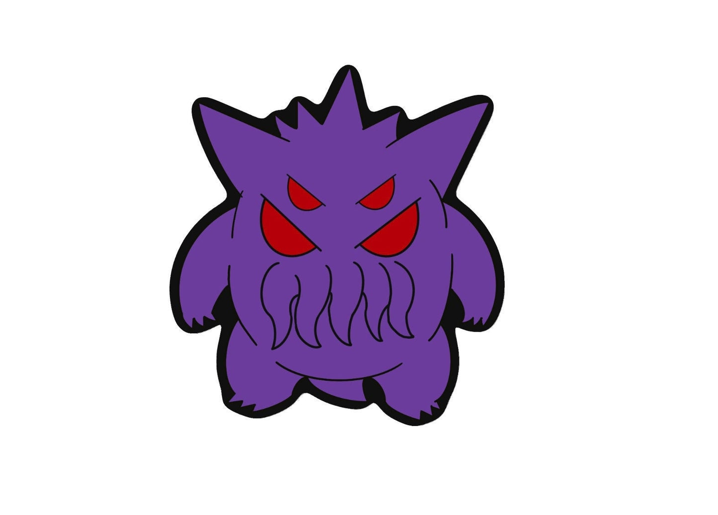 Gengar Cthulhu Sticker - Genthulhu -