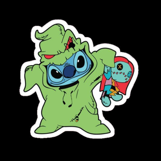 Stitch Oogie Boogie Sticker Nightmare Before Christmas